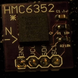 HMC6352 Breakout by OSH Park - top view